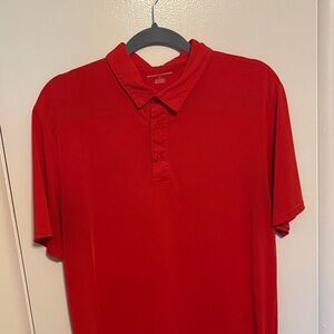 Amazon Essentials Men's Red Polo Shirt